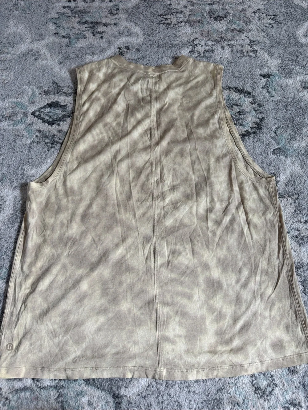 Lululemon All Yours Tank Top Marmoleado Tie Dye Lemon Chiffon Trench